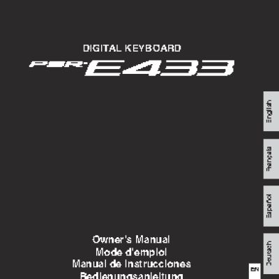 YAMAHA PSR-E433