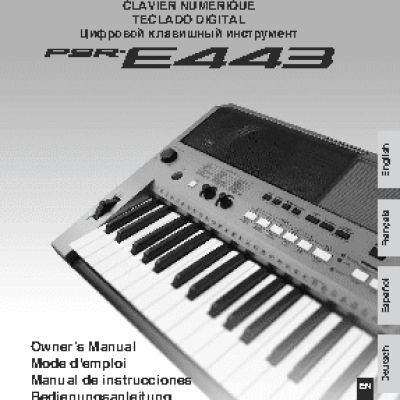 YAMAHA PSR-E443