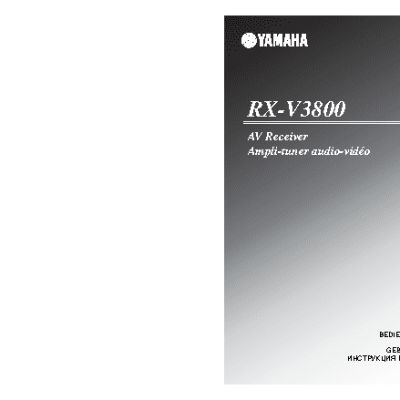 YAMAHA RX-V3800
