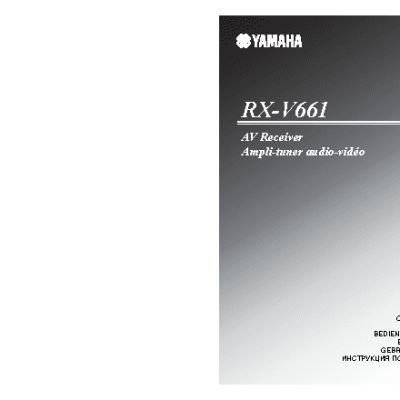 YAMAHA RX-V661