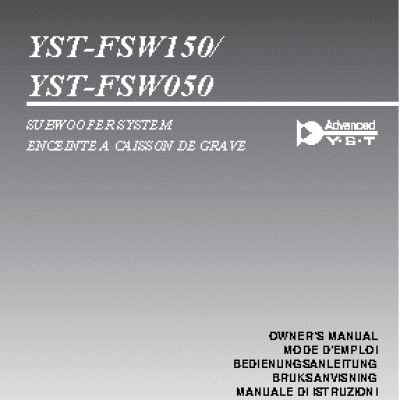 YAMAHA YST-FSW050