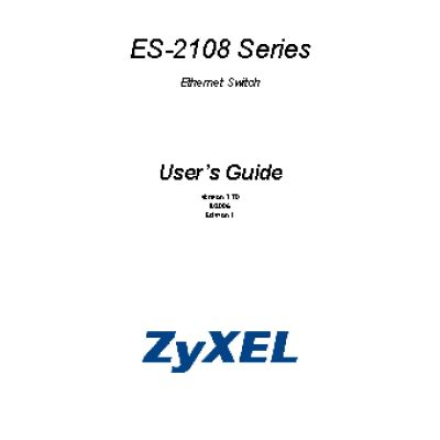 ZYXEL ES-2108 series