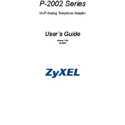 ZYXEL P-2002 EE