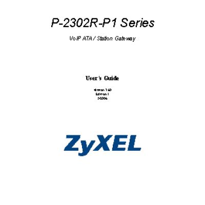 ZYXEL P-2302R EE (Rev.P1)