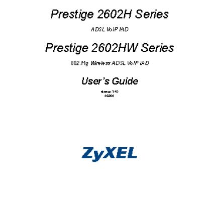 ZYXEL P-2602HW EE (Rev.C)