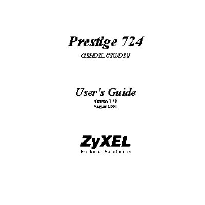 ZYXEL Prestige 724V EE