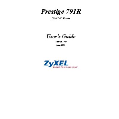 ZYXEL Prestige 791R EE