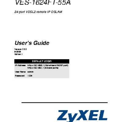 ZYXEL VES-1624FT-55A