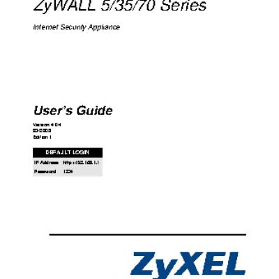 ZYXEL ZyWALL 5 EE